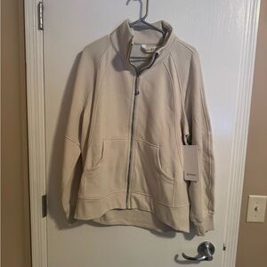 lululemon athletica Cream Bomber Jacket